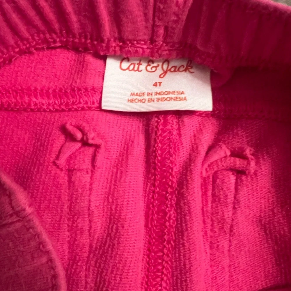 Kids Pajamas Set Striped Blue Soma, Cat & Jack Pink HTop, Pink Pants & Black 4T